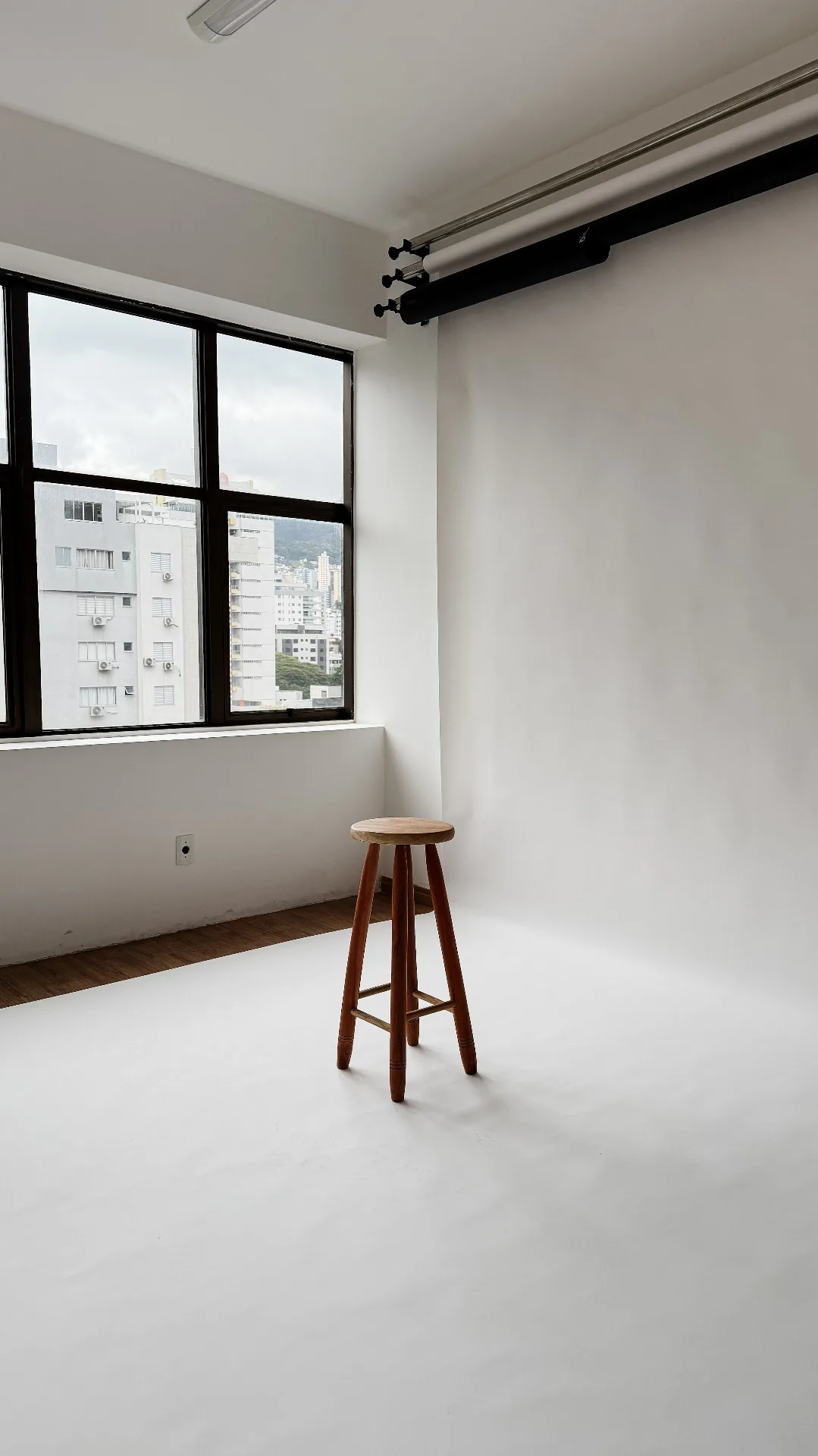 Cyclorama com luz natural